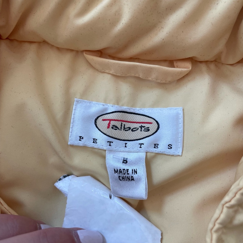 Talbots yellow vest - Picture 4 of 4